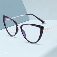 TR90 plastic frame or glasses with blue light protection, with spring hinges FA87075