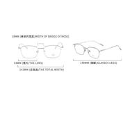 Оправа металлическая с линзами Blue Ray Cut MAMO S31907