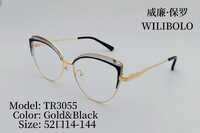 Metal + TR90 ultrathin women's frames with spring hinges Wilibolo TR3055