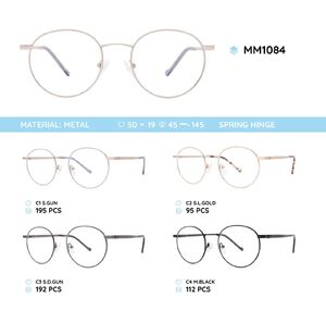 Metal men's frame for glasses MM1084