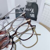 Hybrid frame, metal + TR90, with Blue Block coating SANTA 01178