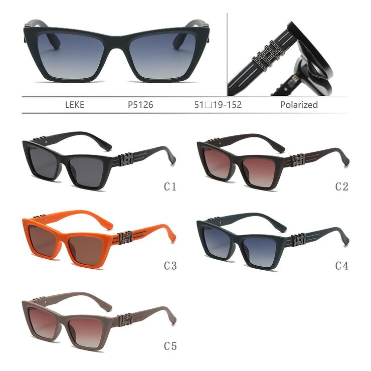 Polarized plastic sunglasses Leke P5126