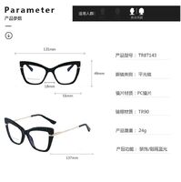 TR90 plastic frame or glasses with blue light protection, with spring hinges FA87143