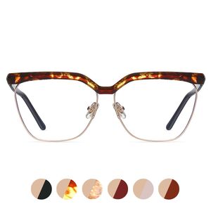 TR90 plastic frame or glasses with blue light protection, with spring hinges FA87282