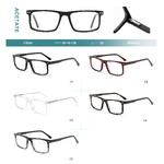 Acetate plastic frames for glasses with spring hinges Big City F3034
