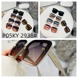 Polarized metal + TR90 sunglasses P05KY 2938