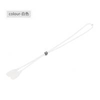 Шнурок-фиксатор для очков силиконовый 27 см, отверстие 3*5 мм