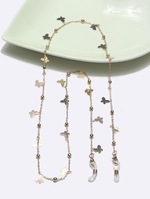 Набор из двух цепочек для очков с жемчугом GL1345