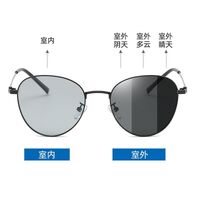 Photochromic glasses with blue light and UV protection 9650-GT