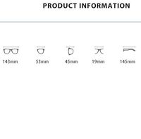 Очки гибридные, металл + TR90, с защитой от синего света Blue Block FENQI F16178