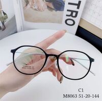 Hybrid frame, metal + TR90, with Blue Block coating SANTA M8063