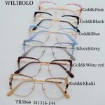 Metal + TR90 ultrathin women's frames with spring hinges Wilibolo TR3064