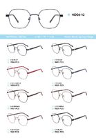 Металлическая оправа с дужками из материала TR-90 HD06-12