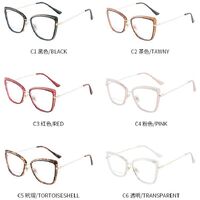 Combined frame (metal + TR90) or glasses with blue light protection, with spring hinges FA87146