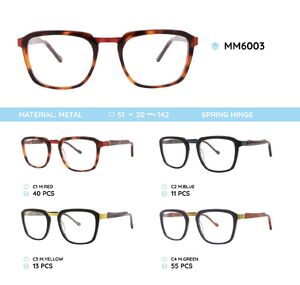 Metal men's frame for glasses MM6003