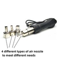 Паяльная станция 2 в 1, электрический паяльник + фен строительный (термофен) 8586-8582D