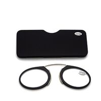 Plastic reading pince-nez glasses with case 6009, diopters from +1.00 to +3.50, RMC=62-64