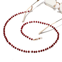 Glasses chain with hollow big hearts GL1196