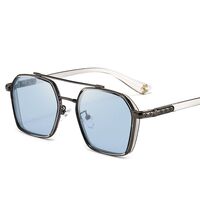 Очки поляризационные пластиковые фотохромные с защитой от синего света 9720-2-GT