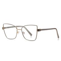 Metal + TR90 Blue Blocker glasses frame with UV and blue light protection lenses More FCS3141