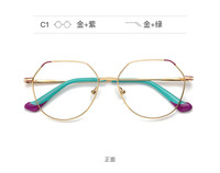Metal blue blocker frames for glasses 3013