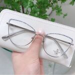 Combined frame (metal + TR90) with Blue Ray Cut protection lenses and flex MAMO F93077