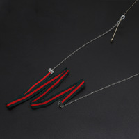 Металлическая нескользящая цепочка, с ремешком, для очков и масок GL687