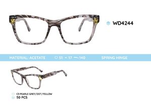 Plastic acetate eyeglasses frame for women WD4244
