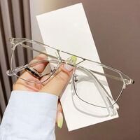 Очки гибридные, металл + TR90, с защитой от синего света Blue Block FENQI F68087