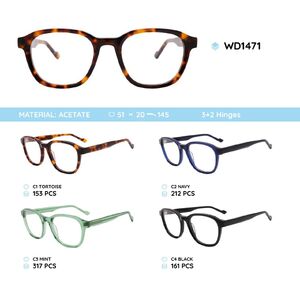 Plastic acetate eyeglasses frame for women WD1471