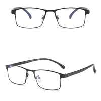 Metal eyeglasses for reading V6010, diopters from 0.50 to -6.00, not centered 