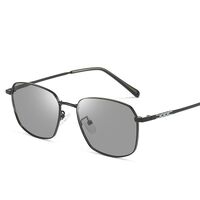 Очки металлические фотохромные с защитой от синего света 9802-GT