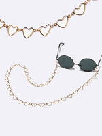 Металлическая маленькая цепочка для очков ручной работы из высококачественного металла с ромашками GL1193