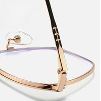 Очки металлические с защитой от синего света 9667-2-GT