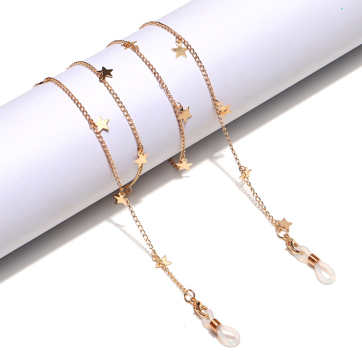 Glasses chain with stars GL1255