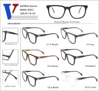 Plastic acetate frame with spring hinges D5013-DA