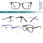 Plastic frames for glasses, acetate lamination with spring hinges Big City BL-2837