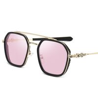 Очки пластиковые TR90 фотохромные с защитой от синего света 9734-GT