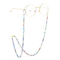 Metal non-slip chain with glass beads for glasses and masks GL908