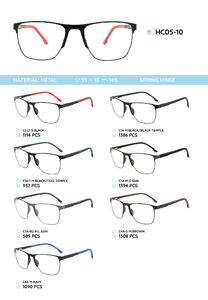 Металлическая оправа с дужками из материала TR-90 HC05-10