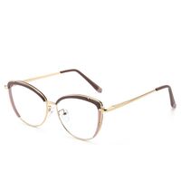 Combined frame glasses with blue light and UV protection 9750-GT