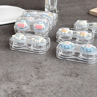 Мини-набор для мягких контактных линз W806透明蓝圈狗