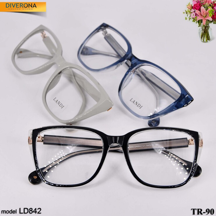 Plastic frames for glasses material TR-90 LD842