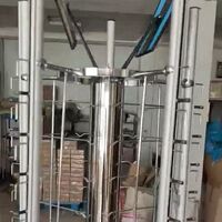 Стойка для очков напольная на колёсах на 80 мест с тумбой и с зеркалами HD709-Round圆形 (улучшенная модель)