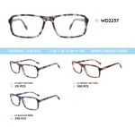 Plastic acetate eyeglasses frame for women with spring hinges WD2237