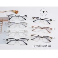 Оправа полуободковая комбинированная (металл + TR90) с линзами Blue Ray Cut MAMO H17019