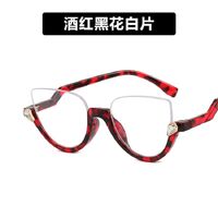 Очки пластиковые полуободковые  женские с защитой от синего света 4357-68062-PN