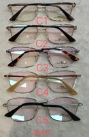 Metal frame for glasses with spring hinges 9808F