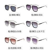 Пластиковые + металл солнцезащитные очки в стиле ретро Elit ZTT019-EL