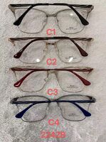 Metal frame for glasses with spring hinges 2242B